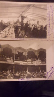 SPAIN RARE 2 CARTES PHOTOS SPORTING CLUB BILBAO DEJEUNER DONNE EN HONNEUR  PRINCE HENRI DE PRUSSE 1909 - Vizcaya (Bilbao)