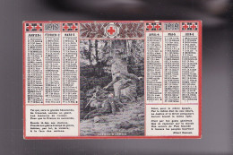 CALENDRIER MILITARIA 1919 Societé De Secours Aux Bléssés Militaires - Klein Formaat: 1901-20