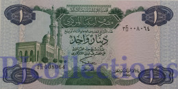 LIBYA 1 DINAR 1984 PICK 49 UNC LOW SERIAL NUMBER "008064" - Liberia