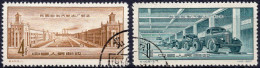 CHINA :1957: Y.1097-98 : Construction Des Premiers Camions Chinois. Gestempeld / Oblitéré / Cancelled. - Used Stamps