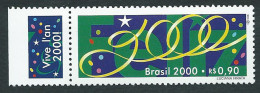 Brazil, Brasile, Brasil 2000; Carnevale E Anno Nuovo, Carnival And New Year; With Label: "vive L'an 2000",appendice.New. - Carnevale