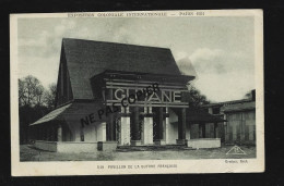 EXPOSITION COLONIALE  PARIS 1931 Pavillon De La GUYANE FRANCAISE Oblit Exposition ...sur Timbre 15c Exposition - Tentoonstellingen