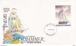 Windjammer FDC Nevis 1980 - Sonstige - Ozeanien