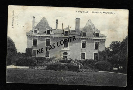 LA COQUILLE  Chateau La Meynarderie   Oblit "PEYRILHAC " 1905  / Décollée Coins Haut - Autres & Non Classés