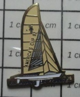 122 Pin's Pins / Beau Et Rare / THEME : SPORTS / AMERICA'S CUP 92 EN AVANT LA FRANCE - Zeilen