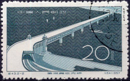 CHINA :1957: Y.1104 : Pont Sur Le Yang-tsé. Gestempeld / Oblitéré / Cancelled. - Used Stamps