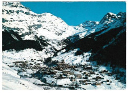 SVIZZERA CARTOLINA SCRITTA MA NON VIAGGIATA LEUKERBAD 1401 M.  LOECHE LES BAINS BALMHORN GITZIFURGGE, MAJINGHORN - Loèche