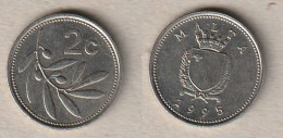 00610) Malta, 2 Cents 1995 - Malte