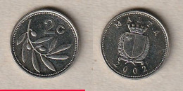 00612) Malta, 2 Cents 2002 - Malta