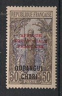 OUBANGUI - 1925-27 - N°YT. 65 - Bakalois 50c - Neuf Luxe ** / MNH / Postfrisch - Unused Stamps