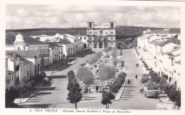 POSTCARD PORTUGAL - VILA VIÇOSA - AVENIDA DUARTE PACHECO E PRAÇA DA REPÚBLICA - Evora