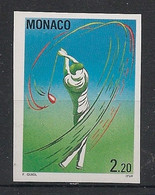 MONACO - 1993 - N°YT. 1873a - Golf - Non Dentelé / Imperf. - Neuf Luxe ** / MNH / Postfrisch - Variedades Y Curiosidades