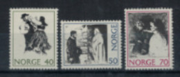Norvège - "Dessins D'Erik Wareuskiedt" - Série Neuve 1* N° 586 à 588 De 1971 - Neufs