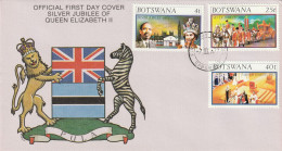 Botswana - 1977 - Silver Jubilee Queen Elizabeth II - Botswana (1966-...)