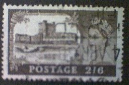 Great Britain, Scott #309, Used(o),1958, Castles: Carrickfergus, 1/6, Dark Brown - Usati