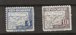 1951 MNH Spanish Andorra Mi 56-57 - Nuevos