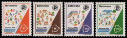 Botswana 1991 - Mi-Nr. 493-496 ** - MNH - Volkszählung - Botswana (1966-...)