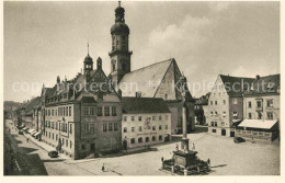 42648054 Freising Oberbayern Rathaus Mariensaeule Freising - Freising