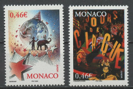 Europa CEPT 2002 Monaco Y&T N°2347 à 2348 - Michel N°2600 à 2601 *** - 2002
