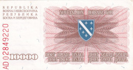 Bosnia And Herzegovina,10.000 Dinara, Pick-17a, 1993. - Bosnië En Herzegovina