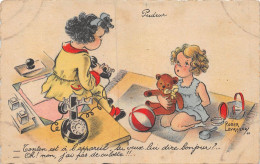 PIE-23-GOLL. 7504 : CARTE ILLUSTREE. HUMOUR. ROGER LEVASSEUR. PUDEUR. JOUET OURS  TELEPHONE - Levasseur, Roger