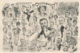 Charleville 1898 ! * CPA Politique * Illustrateur Caricature Politica * élections ? - Charleville