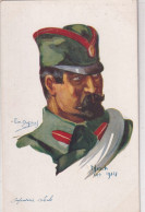 Illustrateur Em Dupuis N° : 3 - Hish Oct 1914 - Infanterie Serbe - Dupuis, Emile