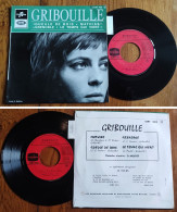 RARE French EP 45t RPM BIEM (7") GRIBOUILLE «Gueule De Bois» +3 (Lang, 1965) - Verzameluitgaven