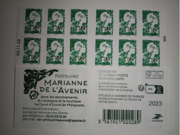 Carnet Marianne De L'avenir SPM Daté 02/11/23 - Markenheftchen