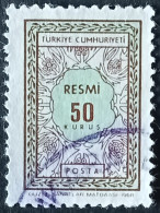 Turquie Service 1968 - YT N°108 - Oblitéré - Dienstmarken