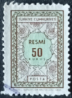 Turquie Service 1968 - YT N°108 - Oblitéré - Timbres De Service