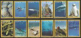 2016 Samoa Marine Wildlife: Birds, Corals, Whales, Dolphins, Sharks Set (** / MNH / UMM) - Albatrosse & Sturmvögel