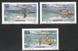 2000 Somalia Helicopters Set (** / MNH / UMM) - Autres (Air)