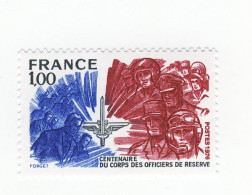 Officiers De Réserve YT 1890 + B : Normal + GOMME MATE. Voir Le Scan. Cotes YT : 30.70 €, Maury N° 1890 + A : 45.50 €. - Unused Stamps