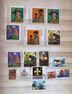 Scouts Baden Powell Canoe Girl Scouts - Used Stamps