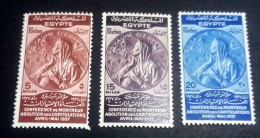EGYPT 1937, Complete SET Of MONTREAU CONFERENCE -  MLH. - Unused Stamps