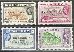 BRITISH HONDURAS  - MH* - 1961 - # 194/197 - Britisch-Honduras (...-1970)