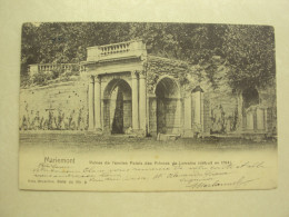 49917 - MARIEMONT - RUINES DE L'ANCIEN PALAIS DE LORRAINE - DETRUIT EN 17944 - ZIE 2 FOTO'S - Morlanwelz