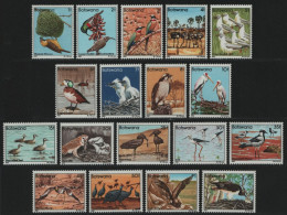 Botswana 1982 - Mi-Nr. 299-316 ** - MNH - Vögel / Birds (I) - Botswana (1966-...)