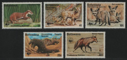 Botswana 1977 - Mi-Nr. 182-186 ** - MNH - Wildtiere / Wild Animals - WWF (III) - Botswana (1966-...)