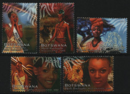 Botswana 1999 - Mi-Nr. 684-688 ** - MNH - Miss Universe - Botswana (1966-...)