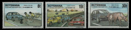 Botswana 1990 - Mi-Nr. 486-488 ** - MNH - Verkehrssicherheit - Botswana (1966-...)