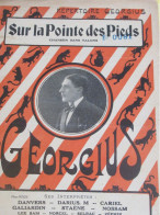 Partition Ancienne/"Sur La Pointe Des Pieds " /GEORGIUS / René MERCIER /Marcel LABBE/Vers1900-1920  PART400 - Otros & Sin Clasificación