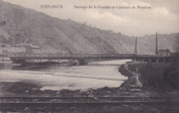 POULSEUR Barrage De La Bombe Et Carrière De Monfort Carte Postée En 1909 - Comblain-au-Pont