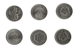 La Serie Des 1 Franc Nickel - Herdenking