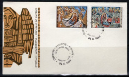 1969 CYPRUS CHRISTMAS FDC - Covers & Documents