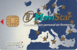 ESPAÑA. GSMT-015. SIM 1. MAPAMUNDI (fondo Azul). (662). - Telefonica