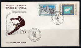 1973 CYPRUS SKI CONGRESS FDC - Briefe U. Dokumente