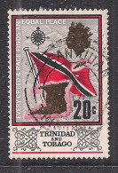 Trinidad & Tobago 1969 - 72 QE2 20ct Flag & Map Used SG 347  ( A1455 ) - Trinidad & Tobago (1962-...)