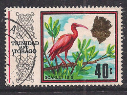 Trinidad & Tobago 1969 - 72 QE2 40ct Scarlet Ibis Used SG 350  ( A1467 ) - Trinité & Tobago (1962-...)